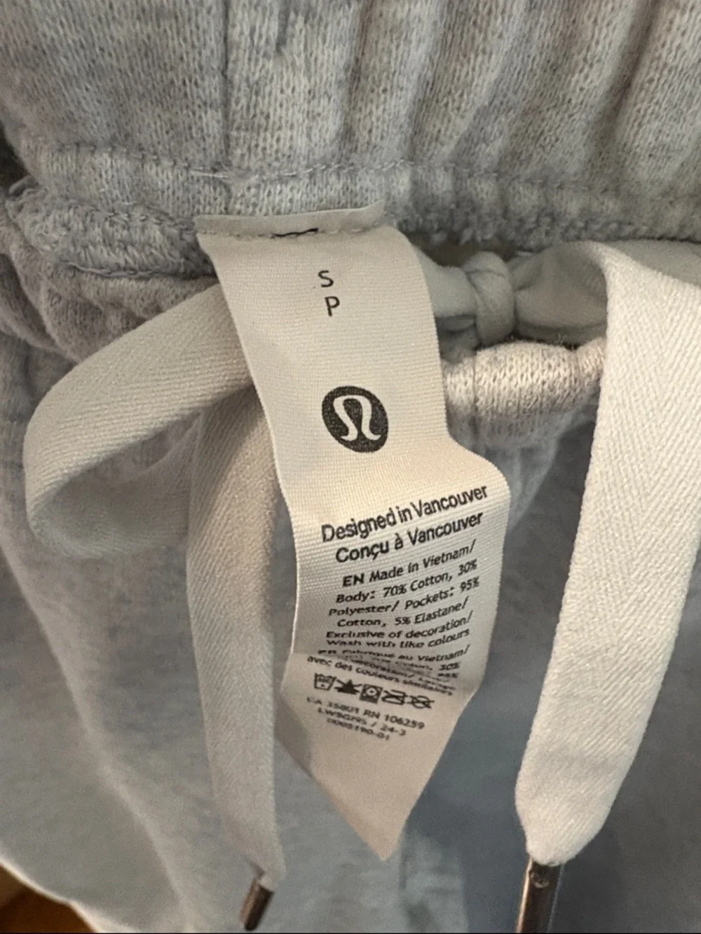 lululemon athletica Heather Gray Jogger Sweatpants - Picture 2 of 5